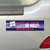 Thema Party URL bumper sticker (Op auto)