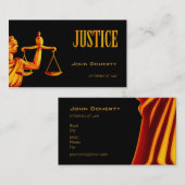 Thema | Procureur bij wet Visitekaartje (Voorkant / Achterkant)