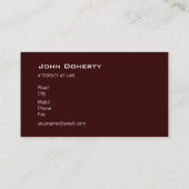 Thema | Procureur bij wet Visitekaartje (Achterkant)