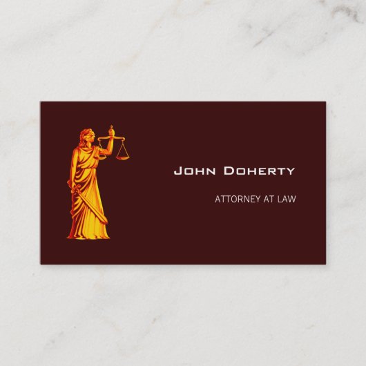 Thema | Procureur bij wet Visitekaartje (Voorkant)