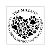 thema puppyliefhebber zelfinktende stempel (Design)