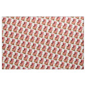 Thema 'Red & White Beach Chairs' Stof (Yard (91,4 cm))