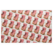 Thema 'Red & White Beach Chairs' Stof (Fat Quarter)
