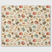 Thema Retro Cadeaupapier (Vlak)