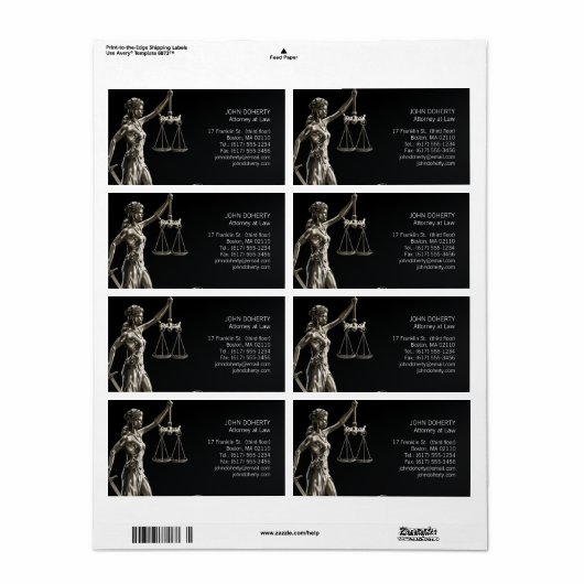 Thema | Schalen van het recht Etiket (Full Sheet)