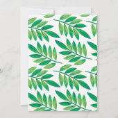 Thema "SlotBaby shower regenwoud Oerwoud" Kaart (Achterkant)