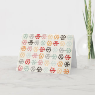  thema Snowflake-kerstkaart Feestdagen Kaart
