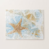 Thema Starfish Coastal Beach Ocean Thema Legpuzzel (Horizontaal)
