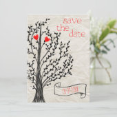 Thema structuur en hart kaart (Staand voorkant)