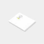 Thema Tennis Sport Post-it® Notes (Schuin)