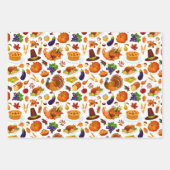 Thema Thanksgiving retro Inpakpapier Vel (Voorkant)