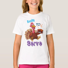 Thema Thanksgiving Turkije T-shirt