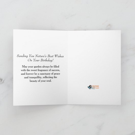 Thema Tuinieren Aangepaste Verjaardag - Jubileum Kaart (Binnen)