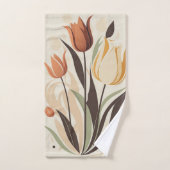 Thema Tulp Natuur Bad Handdoek (Handdoek)