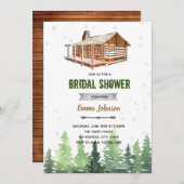 Thema-uitnodiging voor kajuithout kaart (Voorkant / Achterkant)