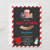 Thema-uitnodiging voor Movie baby shower Kaart (Voorkant)
