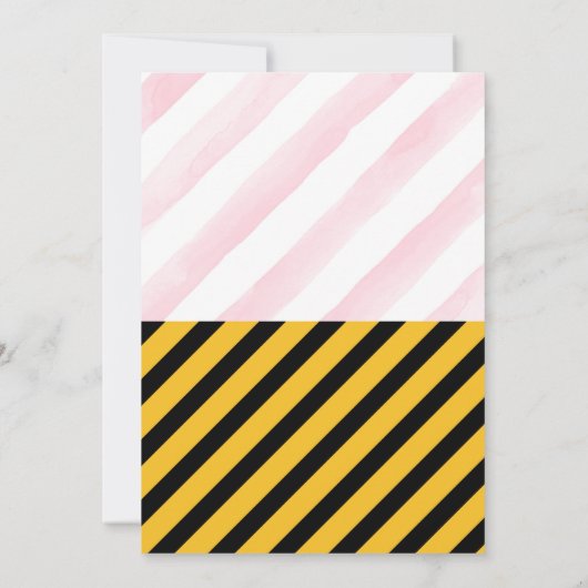 Thema-uitnodiging voor Tutu's en vrachtwagens Kaart (Achterkant)