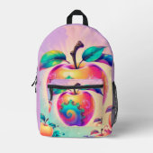 thema van appelfruit bedrukte rugzak (Voorkant)