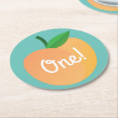 Thema van de Birthday-partij van elk Kind Ronde Kartonnen Onderzetter (Gebogen)