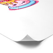 Thema van de cake, cake ontwerp, leuke cake poster (Hoek)