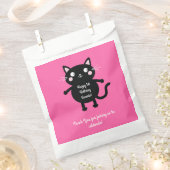 Thema van de geboorte van het Kind Cute Kat Bedankzakje (Geknipt)