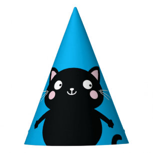 Thema van de geboorte van het Kind Cute Kat Feesthoedjes