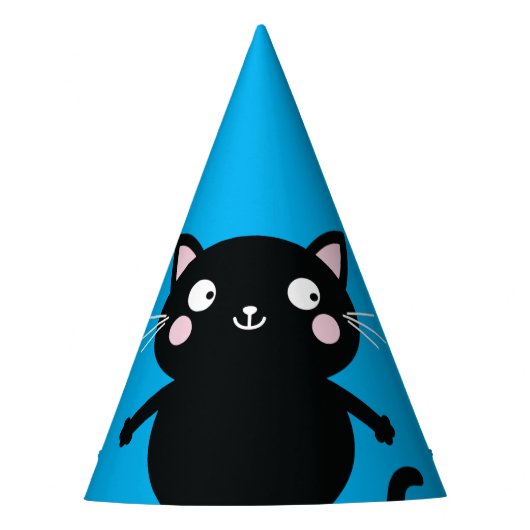 Thema van de geboorte van het Kind Cute Kat Feesthoedjes (Voorkant)