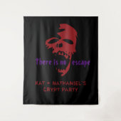 Thema van de Partij van de Rugpijn van de Hallowee Wandkleed (Voorkant)