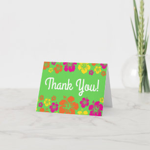 Thema van de Partij van de Verjaardag van Aloha Kaart