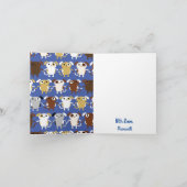 Thema van de Partij van de Verjaardag van de Hond Kaart (Binnen)