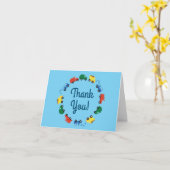 Thema van de Partij van de Verjaardag van de Kaart (Gele Bloem)