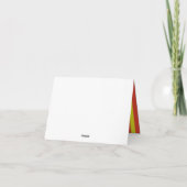 Thema van de Partij van de Verjaardag van het Kaart (Achterkant)