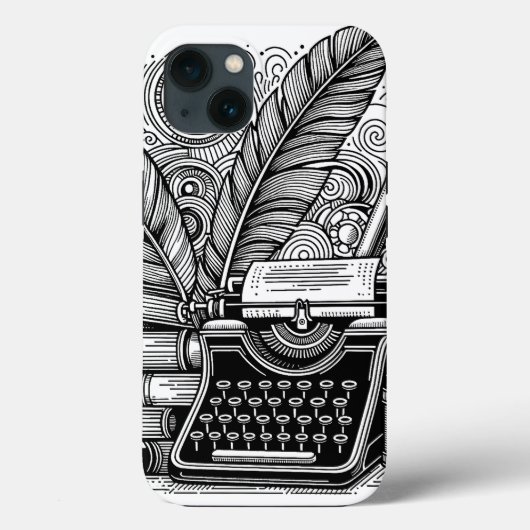 Thema van de schrijver 2 Kleur mij Case-Mate iPhone Case (Achterkant)