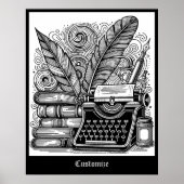 Thema van de  schrijver 2 Kleur mij Poster (Voorkant)