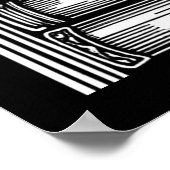 Thema van de  schrijver 3 kleur me poster (Hoek)