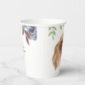 Thema van de Waterverf van Long Haire Dachshund Papieren Bekers (Rechts)