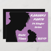 Thema van de zingerretro-partij Karaoke