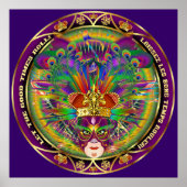 Thema van feestpartij: Uitzicht notities Poster (Voorkant)