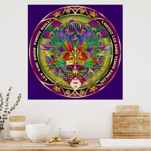 Thema van feestpartij: Uitzicht notities Poster (Keuken)