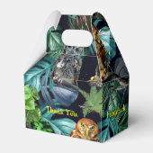 Thema van het feest van de nacht bedankdoosjes (Voorkant Zijde)