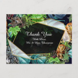 Thema van het feest van de nacht briefkaart