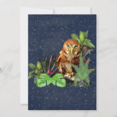 Thema van het feest van de nacht kaart (Achterkant)