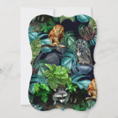 Thema van het feest van de nacht kaart (Achterkant)