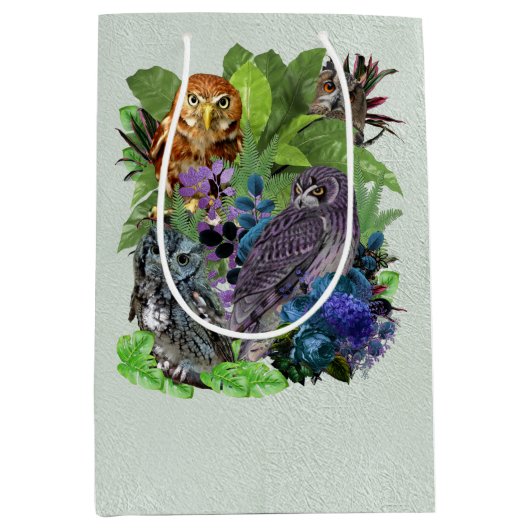 Thema van het feest van de nacht medium cadeauzakje (Voorkant)