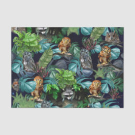 Thema van het feest van de nacht tissuepapier