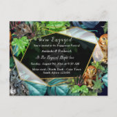 Thema van het feest van de nacht uitnodiging briefkaart (Voorkant)