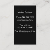 Thema van het landspatroon voor Westerne Koe Visitekaartje (Achterkant)