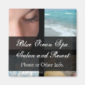 Thema van het luxe kuuroord magneet (Voorkant)