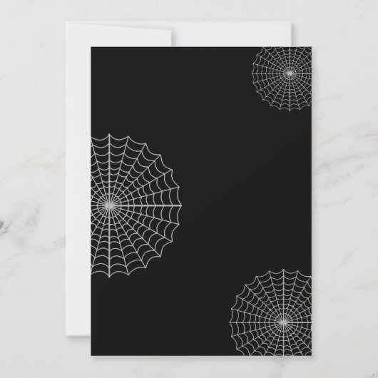 Thema van het spookhuis, Escape Room, Halloween Pa Kaart (Achterkant)