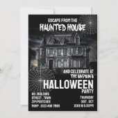 Thema van het spookhuis, Escape Room, Halloween Pa Kaart (Voorkant)